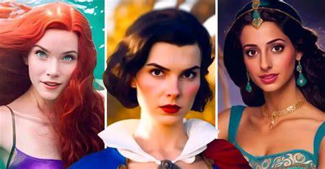 Princesas Disney generadas por IA