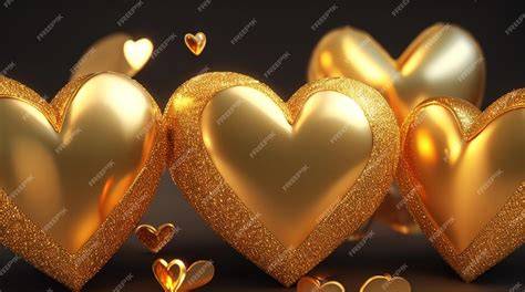 Corazones y destellos sobre foto