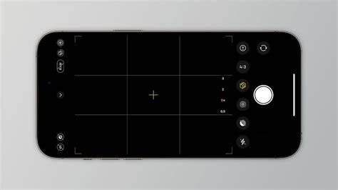Cuadrícula y nivel de cámara del iPhone