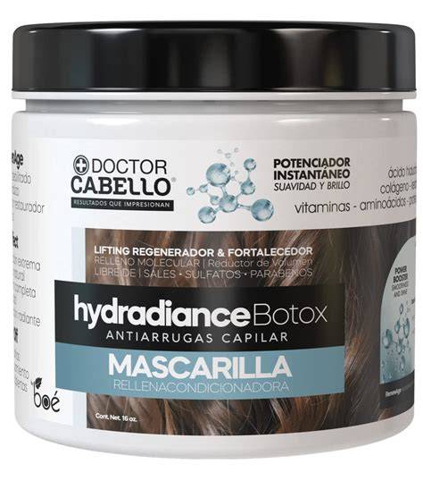 Mascarilla capilar ácido hialurónico cabello dañado