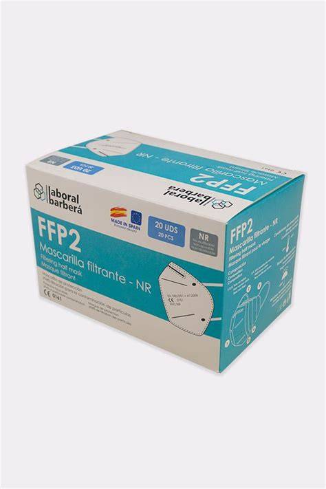 Clip nasal colocado en mascarilla FFP2