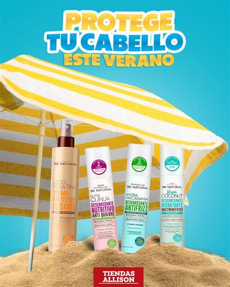 Cabello protegido contra el sol