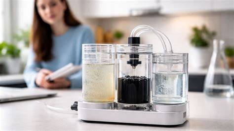 Filtro doméstico de microplásticos con ferrofluido