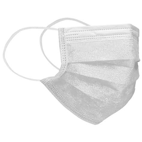 Mascarilla quirúrgica blanca de tres capas