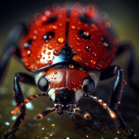 Fotografía macro de insecto en la naturaleza