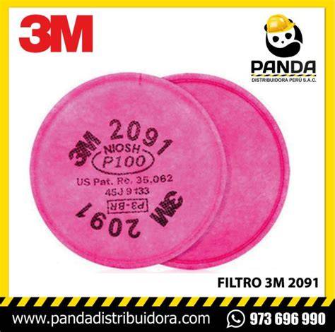 Comparación visual filtros 3M 2091 y 2097