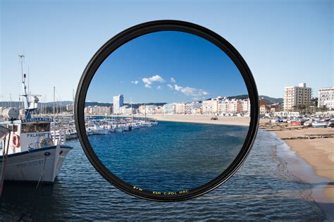 filtro polarizador circular en objetivo