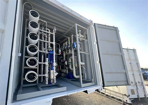 Desalinizadora modular portátil en contenedores