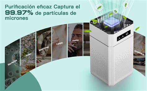 filtro HEPA portátil en aula escolar