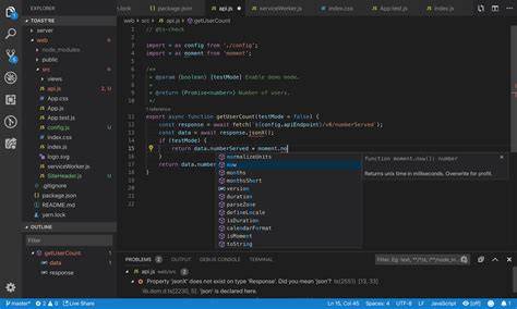 depurador JavaScript en Visual Studio Code