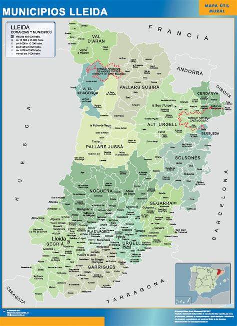 Mapa del saneamiento de Lleida y EDAR