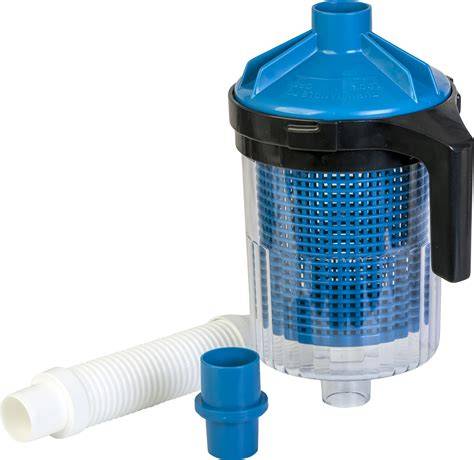 Prefiltro transparente para limpiafondos piscina