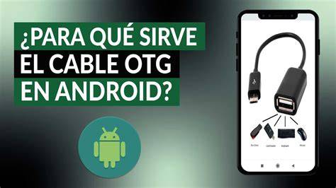 Conexión de teléfono Android mediante cable OTG
