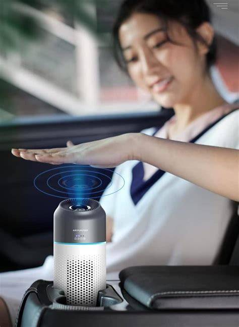 Purificador HEPA instalado en automóvil