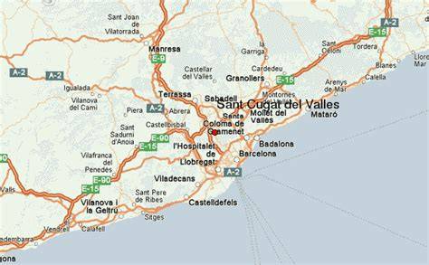 Mapa de Sant Cugat del Vallès