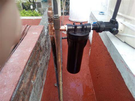 filtro de sedimentos instalado antes de tinaco