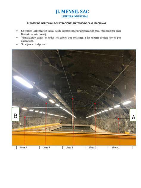 inspección de filtraciones en techo