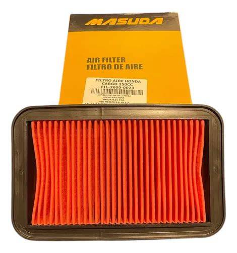 Filtro de aire de motocicleta Honda desmontado