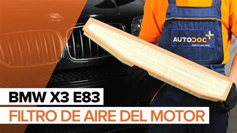 Filtro deportivo BMW X3 E83 en airbox