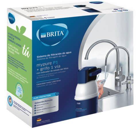 Sistema Brita instalado en grifo de cocina