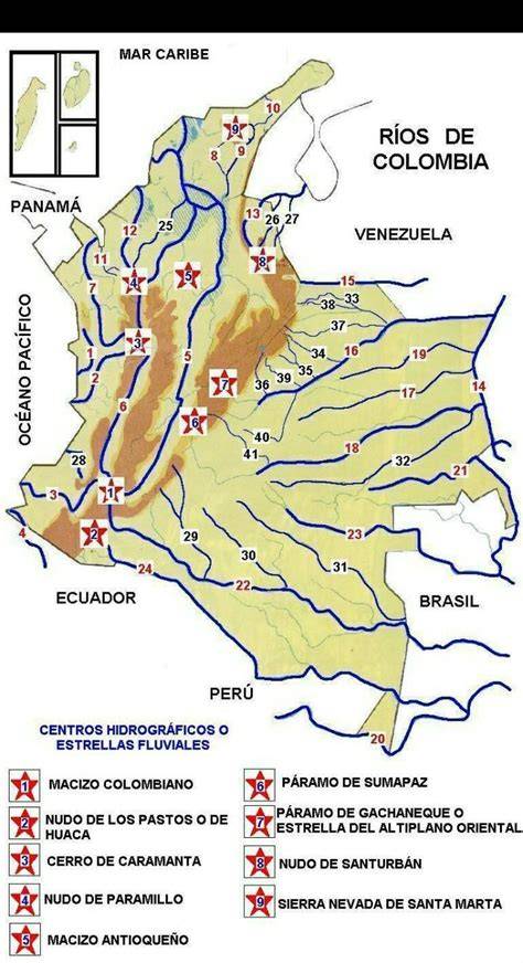 Mapa de fuentes de agua en Colón Panamá