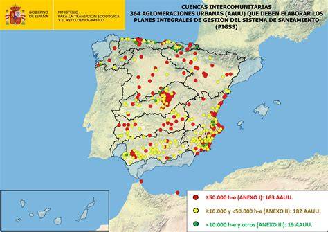 Mapa de infraestructuras hidráulicas de Lanzarote