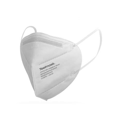 Mascarilla FFP2 correctamente ajustada al rostro