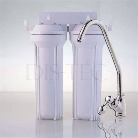 Purificador de agua bajo mesada doble carcasa