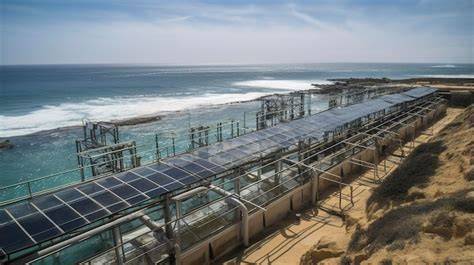 Planta desalinizadora y granja solar costera