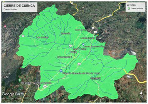 Mapa de colectores Cuenca Norte Sevilla