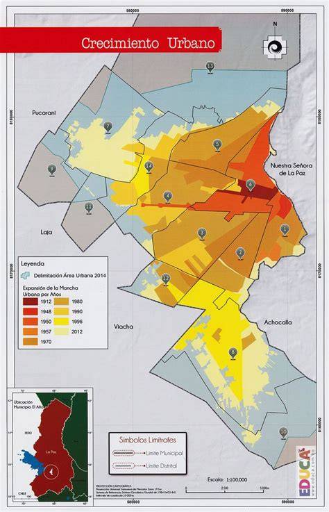 mapa del crecimiento urbano de Ciudad Real