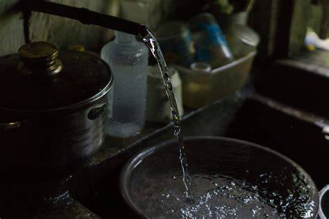 Agua filtrada utilizada para cocinar