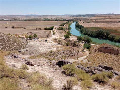 Yacimiento romano de Caraca junto al río Tajo