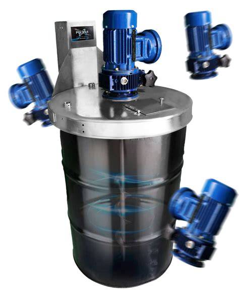 Homogeneizador con motor y hélices