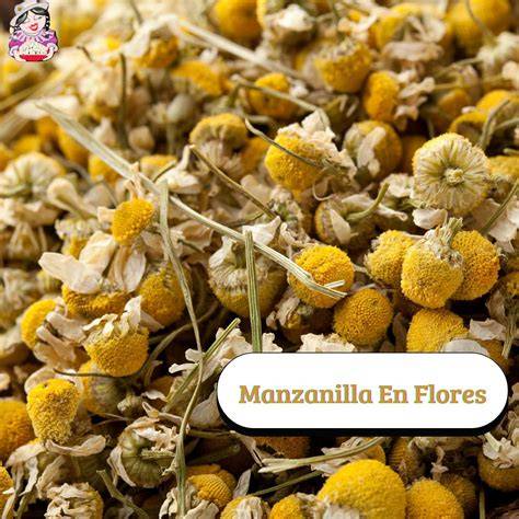 Flores secas de manzanilla para infusión