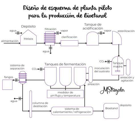 Esquema de planta piloto de depuración cerrada