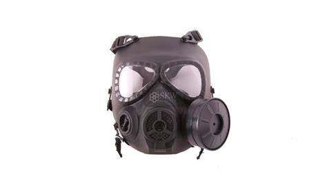 Máscara de gas FMA negra con ventilador