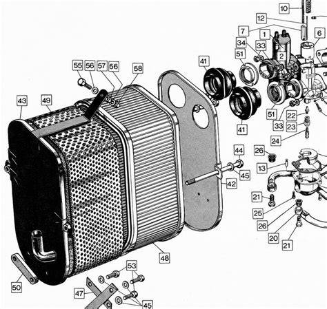 Despiece filtro aire Norton Commando