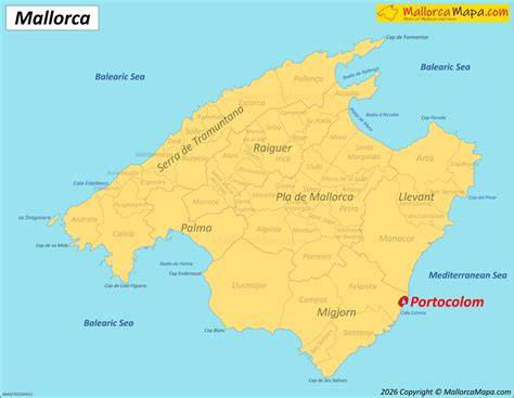 Mapa de ubicación EDAR Portocolom Felanitx