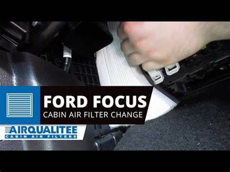 Filtro de habitáculo instalado en Ford Focus