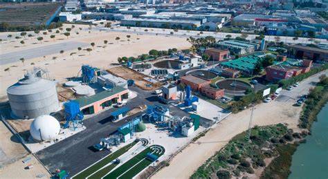 Depuradora La Barrosa Chiclana instalaciones