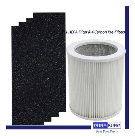 Filtro HEPA carbón activo purificador aire