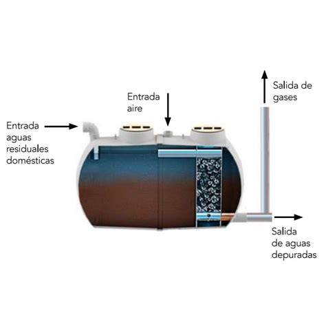 Depuradora doméstica con filtro biológico