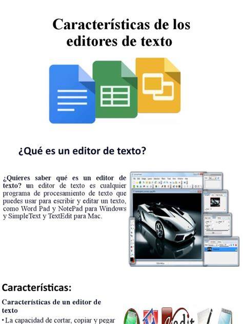 Comparación de editores de texto Android