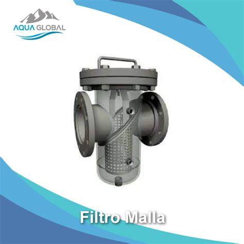 esquema interno filtro de malla agua