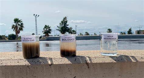 Depósito de agua regenerada en Las Rosas