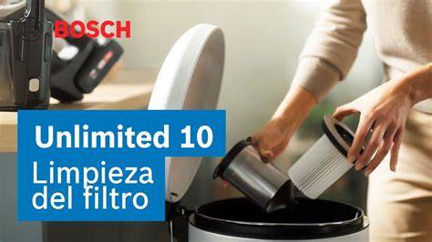 Cómo extraer filtro de aspirador Bosch