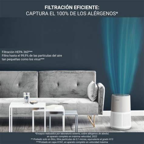 Purificador Pure Air City en habitación