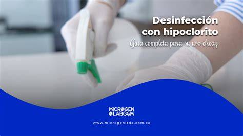 Desinfección alimentaria con hipoclorito cálcico