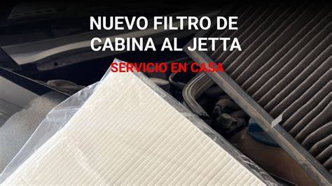 Ubicación del filtro de cabina Jetta 2008